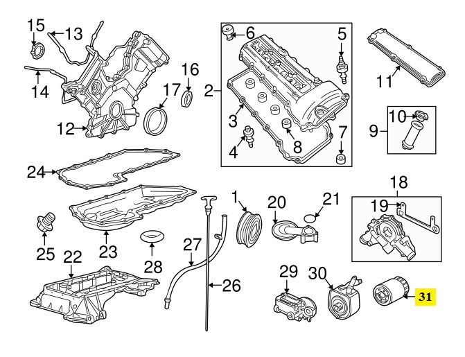 IMS GENUINE JAGUAR NEW OIL FILTER EAZ1354 JAGUAR S TYPE X200, X202