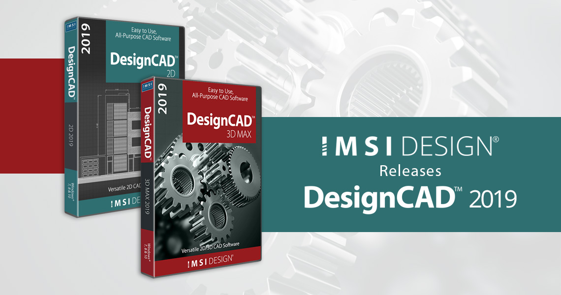 IMSI Design Releases New DesignCAD 2019 IMSI Design Award Winning