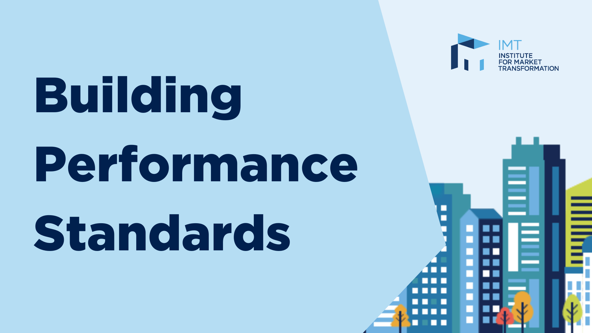 Building Performance Standards IMT