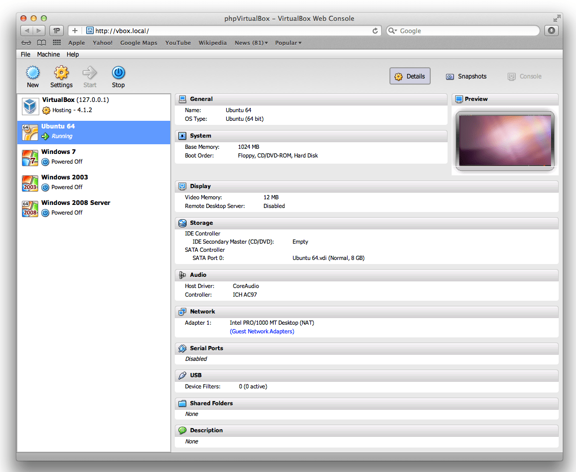 Virtualbox interface finderwest