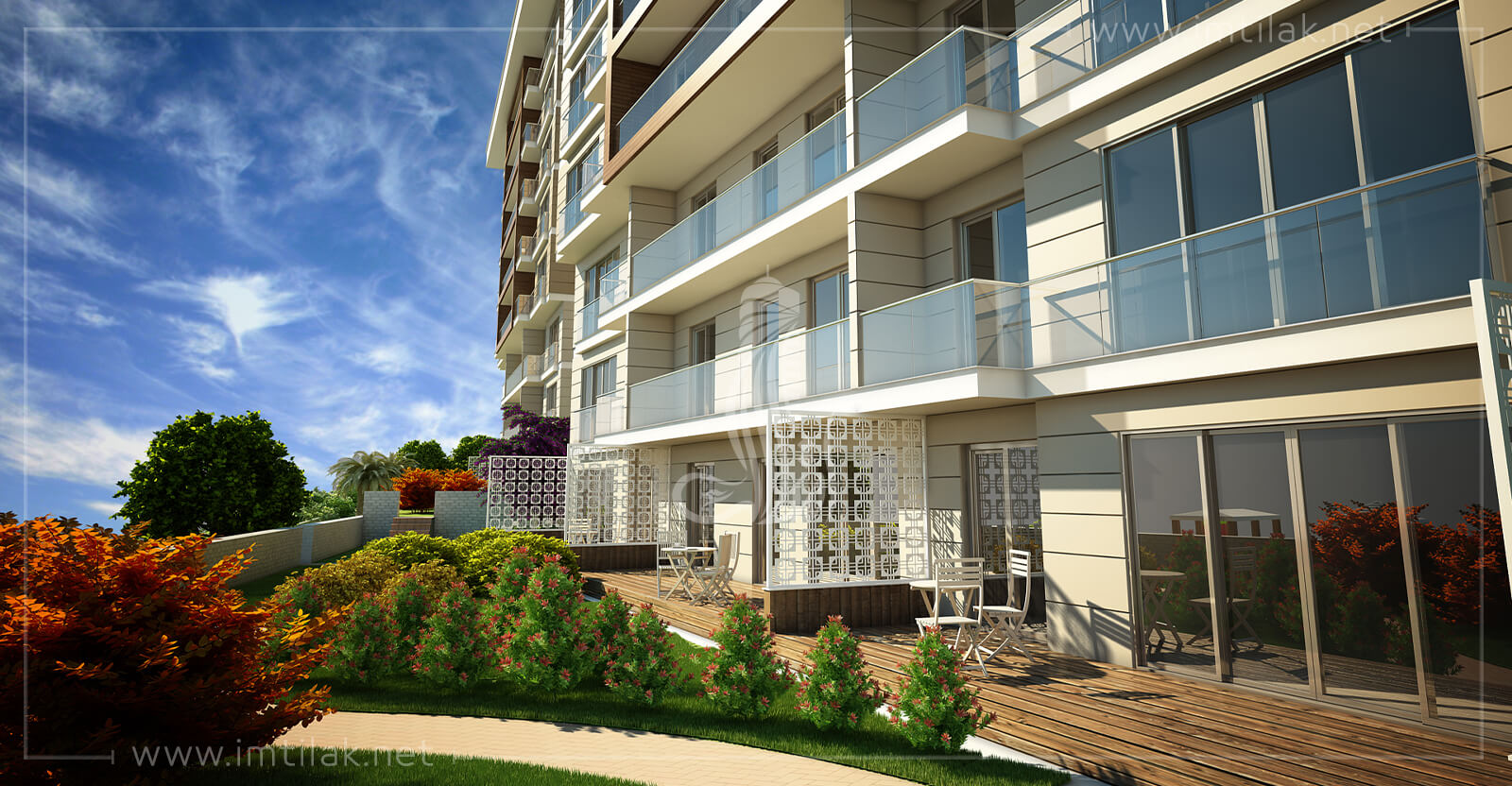 Apartments for sale in Trabzon have a sea view Palm Garden Imtilak