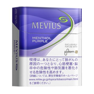 MEVIUS MENTHOL PURPLE for Ploom S メビウス・メンソール・パープル・フォー・プルーム・エス 外観