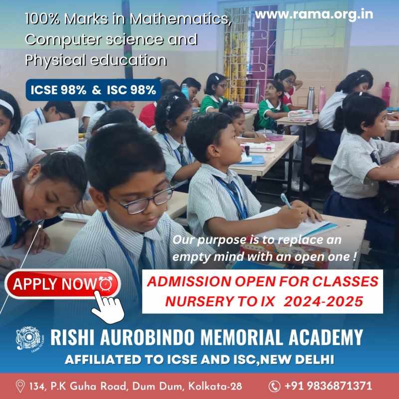 Admission Open For Classes Nursery to Class IX 2024 2025, Rishi