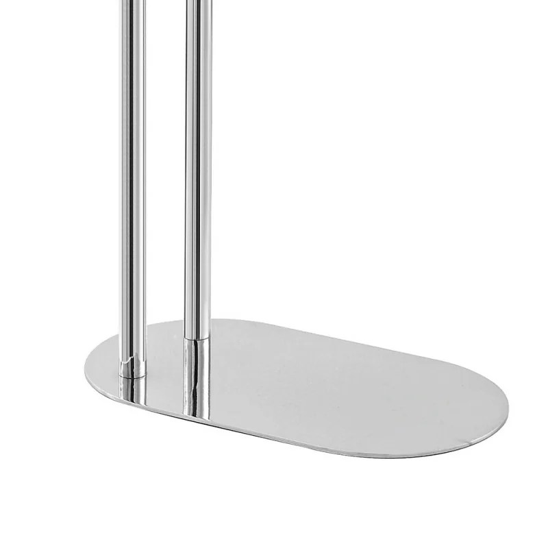 Piantana Portasciugamani in Acciaio Cromato Lucido 2 Bracci eBay