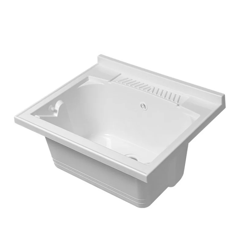Vasca per Lavatoio in Resina 60x50 cm Bianca resistente agli acidi eBay
