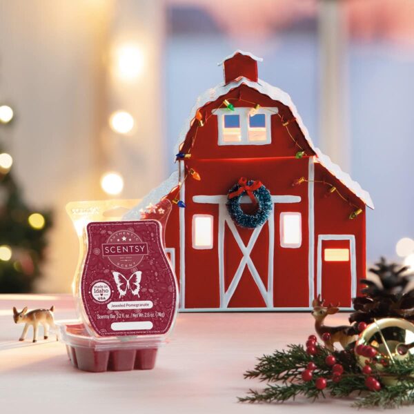 Christmas Scentsy 2023 COUNTRY CHRISTMAS RED BARN SCENTSY WARMER Incandescent.Scentsy.us