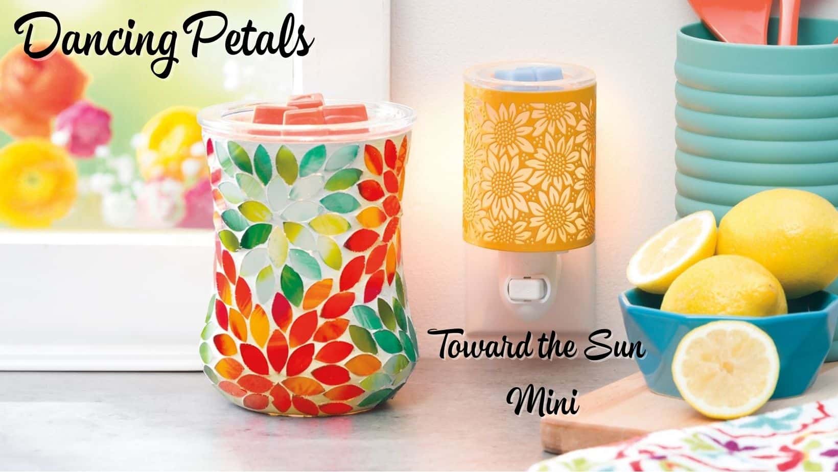 Dancing Petals Scentsy Warmer Floral Mosaic Warmer