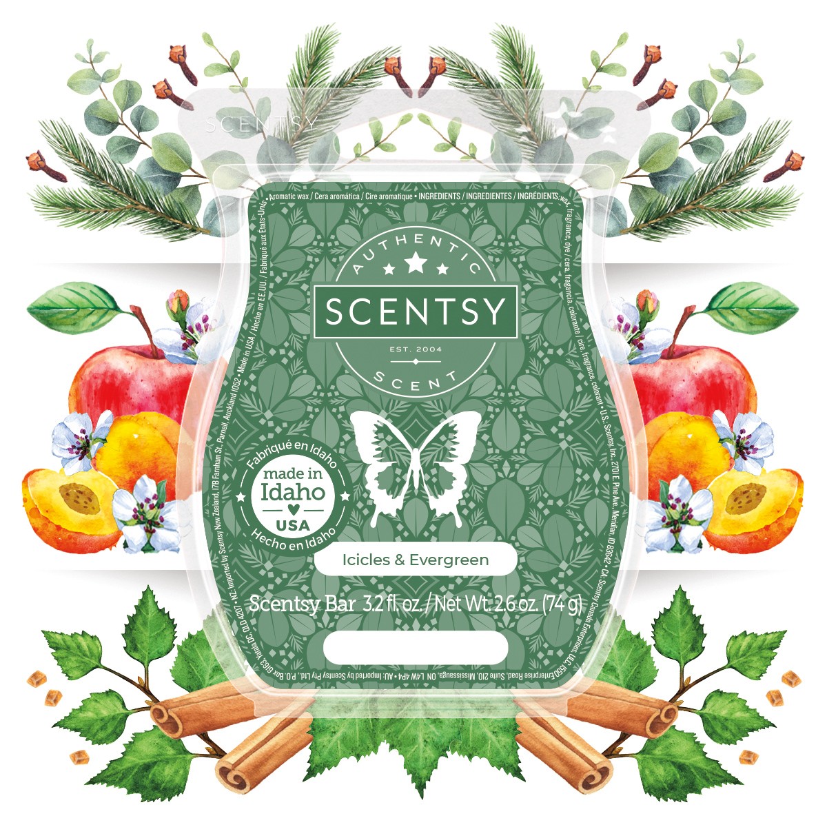 Icicles & Evergreen Scentsy Room Spray