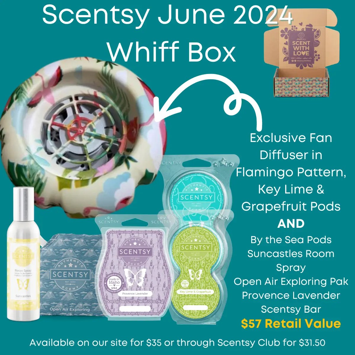 Scentsy 2024 Whiff Box Jess Romola
