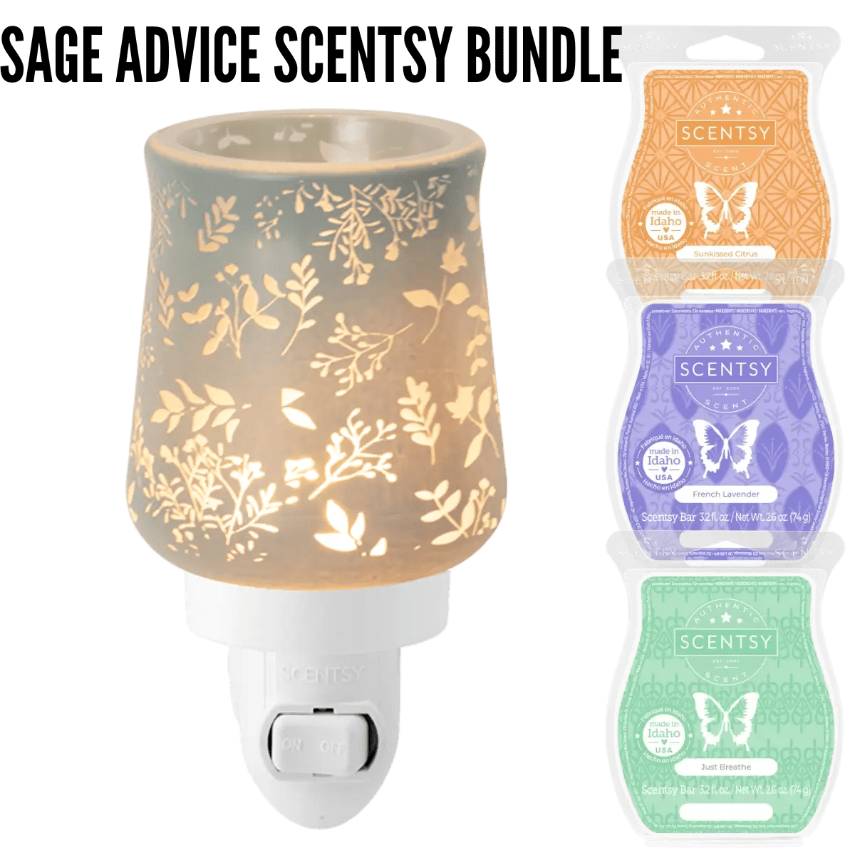 Sage Advice Mini Scentsy Warmer Bundle