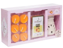 Ampliscent Candle / Wax Melt Gift Set [Citrus Orange]