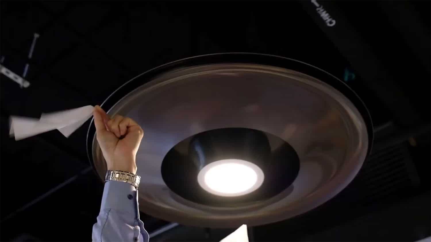 Bladeless Vortec ceiling fan speeds up cooling while saving energy