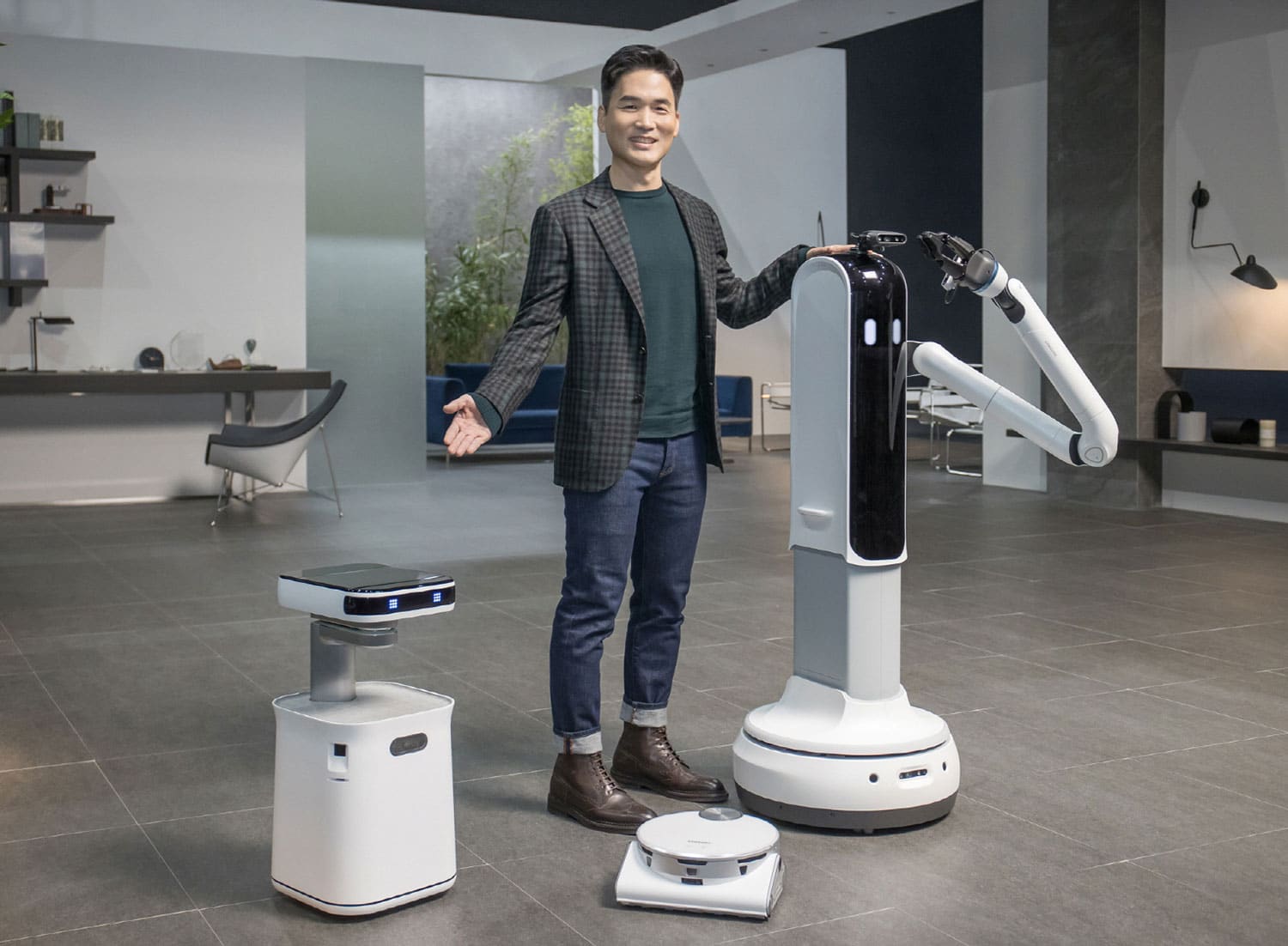 Samsung showcased smart household assistant robots to make everyday