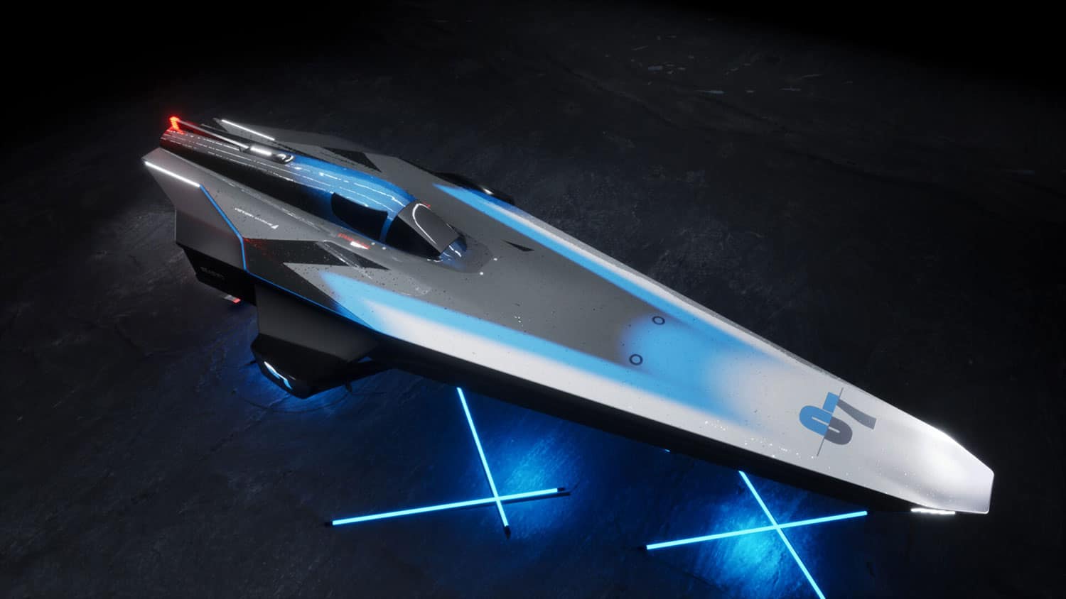 Meet E1 Series RaceBird, an electric hydrofoil powerboat