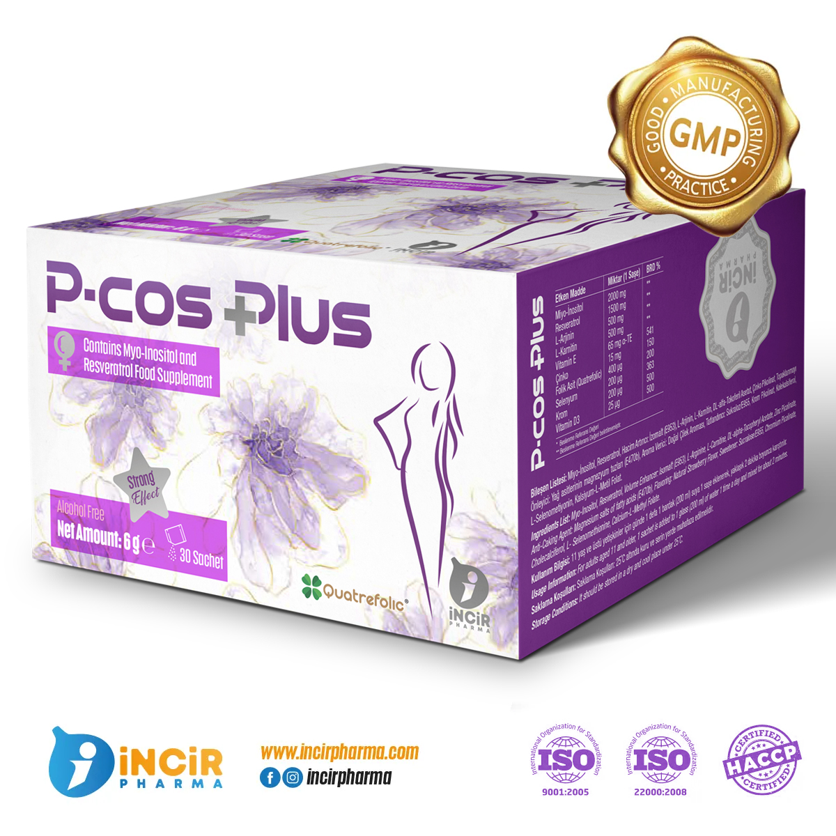 PCOS Plus Polycystic Ovary Syndrome Supplement with Myoinositol and