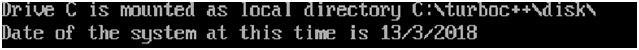 getdate() and gettime() functions of dos.h in C