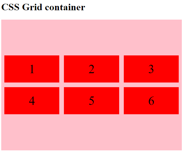 CSS Grid Container