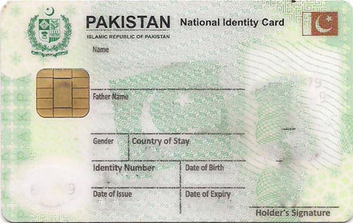 Verify CNIC via SMS