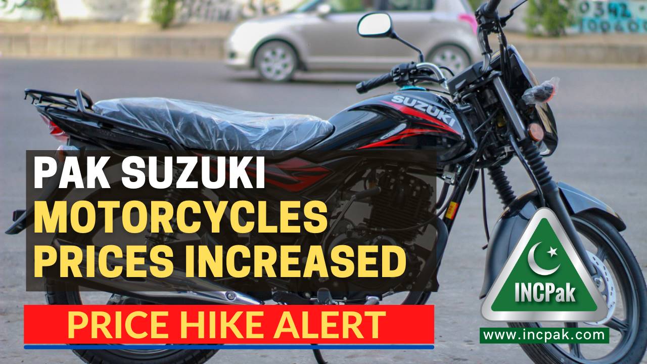Pak Suzuki Motorcycle Prices Increased 1 February 2021 INCPak