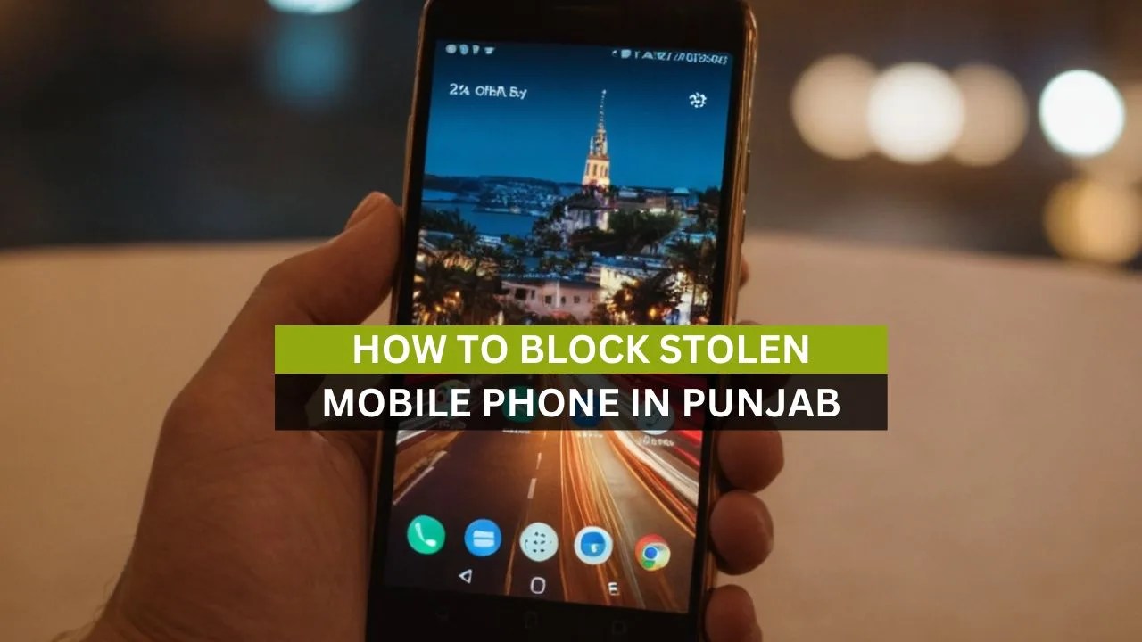 How to Block Stolen Mobile Phone in Punjab INCPak