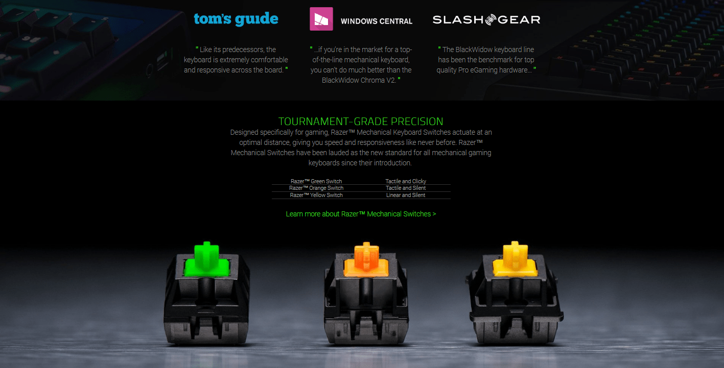 Harga Dan Spek Razer Blackwidow Chroma V2 Green Yellow Orange Switch