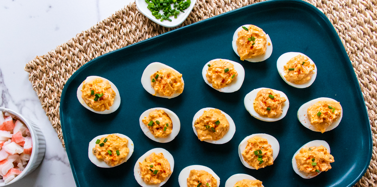 Wild Alaska Inspired Deviled Eggs American Egg Board