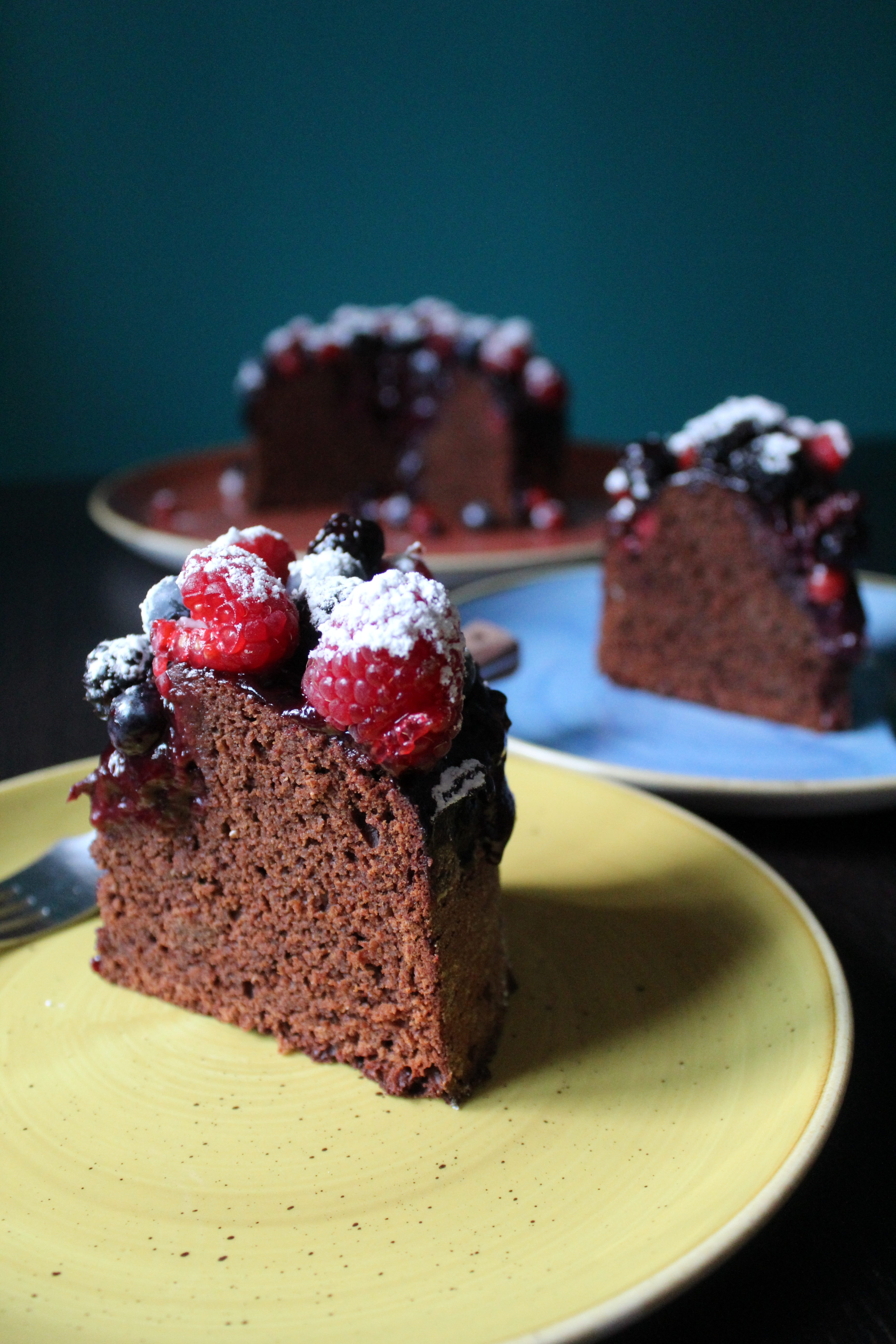 Torta al cioccolato e frutti di bosco Il gusto di Andre