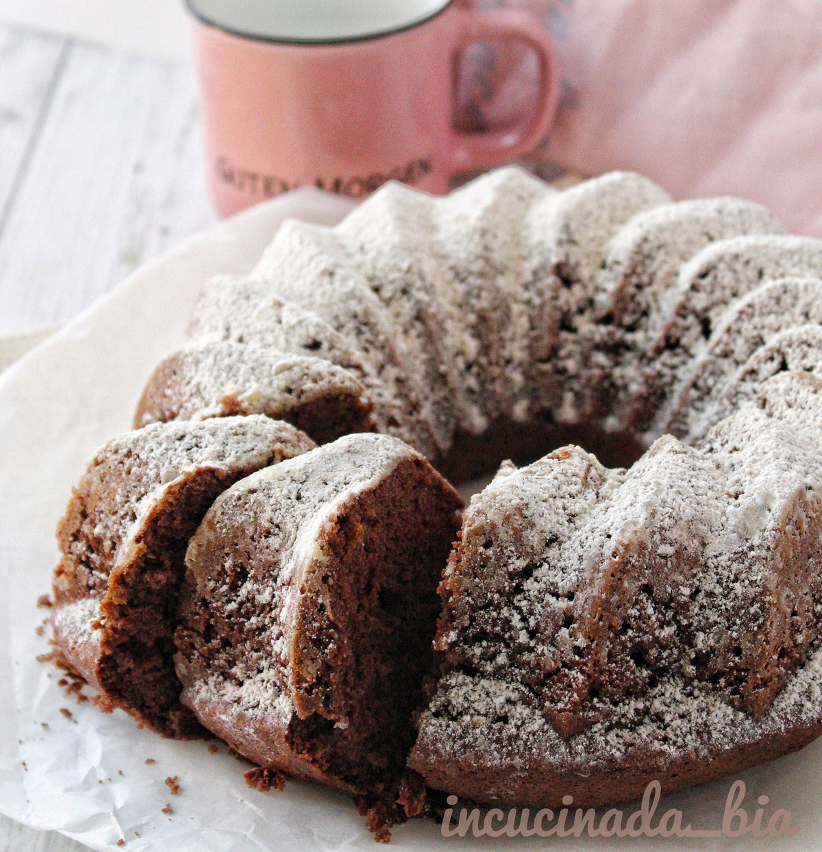 Ricetta ciambellone morbido al cacao nesquik In Cucina da Bia