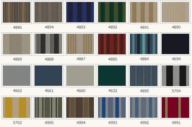 Berbagai pilihan warna Canopy Kain yang Indah