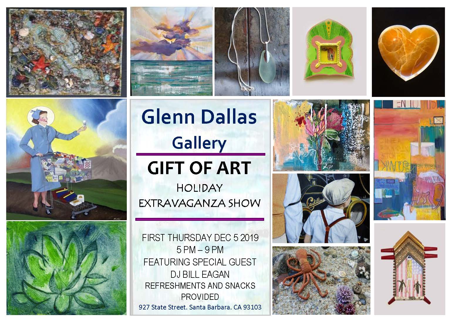 Glenn Dallas Holiday Art Extravaganza The Santa Barbara Independent