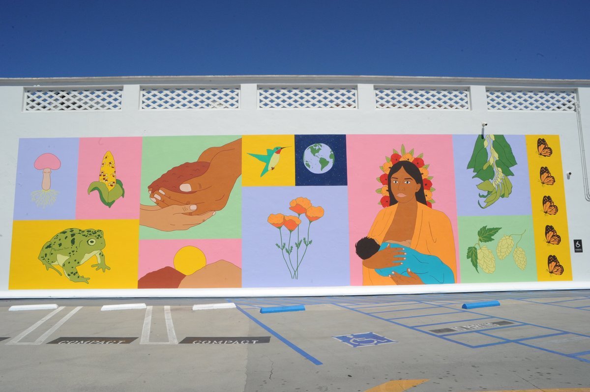 Earth Day Mural ‘Nurture Our Mother’ The Santa Barbara Independent