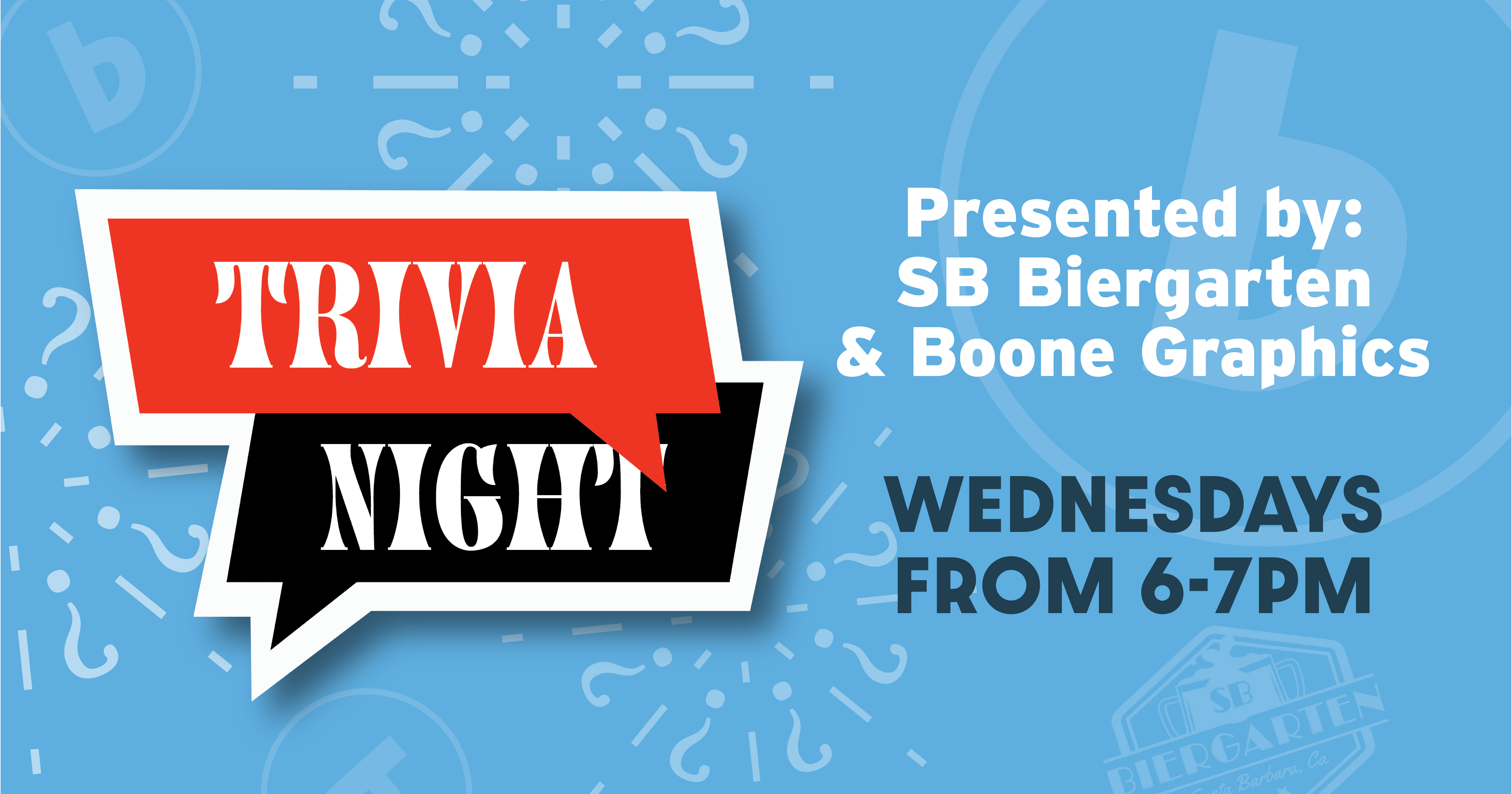 Boone Graphics Trivia Night! The Santa Barbara Independent