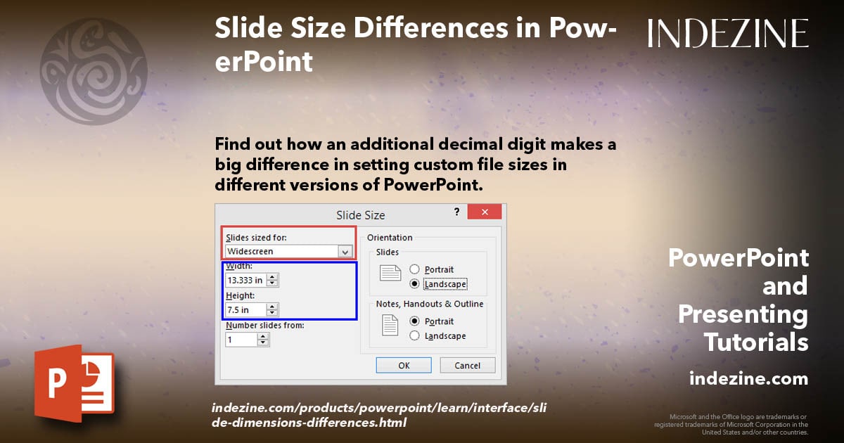 Slide Size Differences in PowerPoint