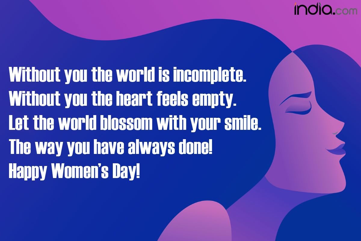 unique happy women's day quotes International Women's Day 2022: Best Quotes, Sms, Facebook Status, Whatsapp Messages, Facebook Status To Wish A Happy Women's Day