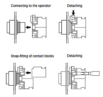 Push Button Selector Switch Schematic