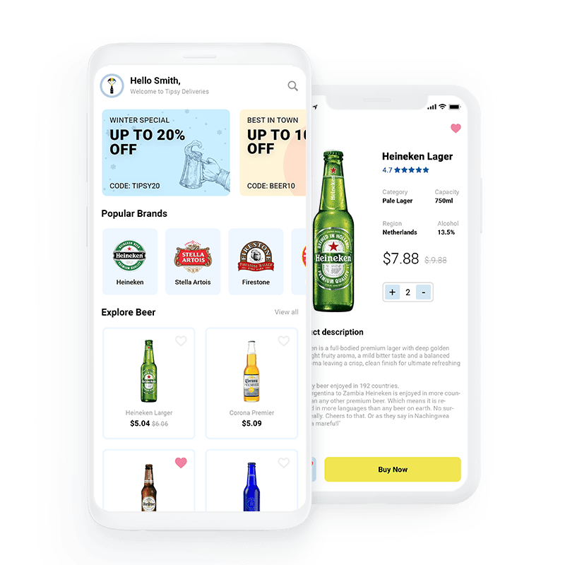Tipsy Deliveries Beer Delivery App India App Developer