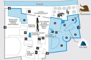 Museum Map and Parking - Indiana State Museum and Historic Sites