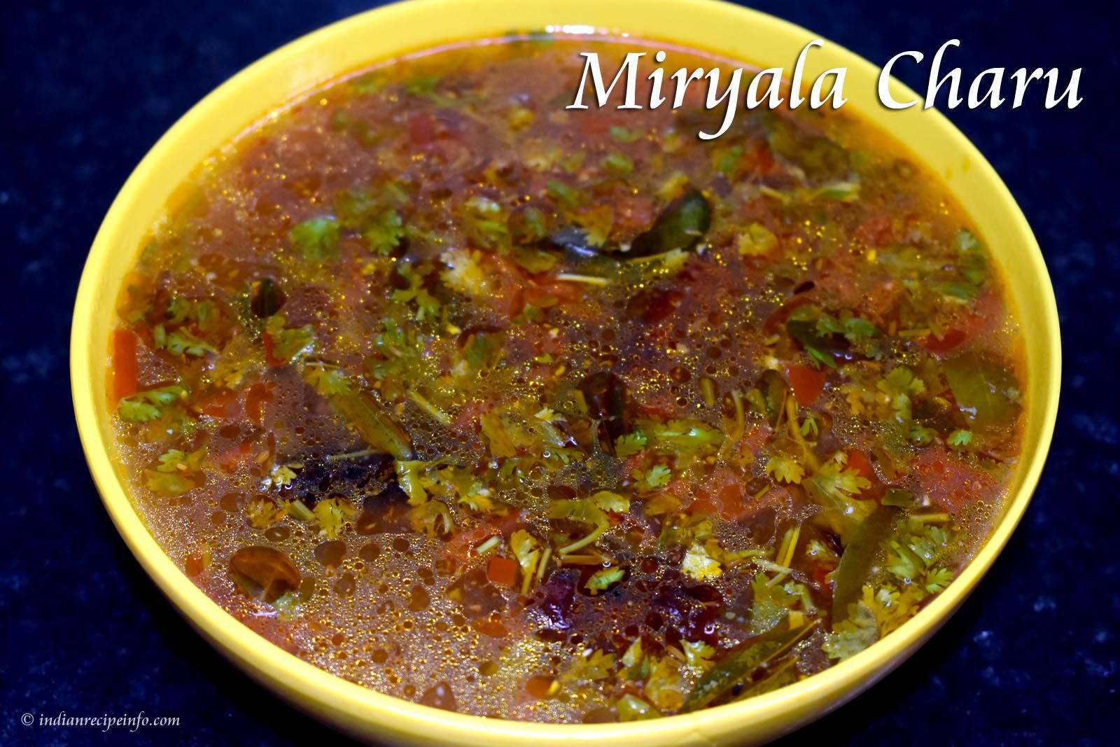 Pepper Rasam For Cold And Cough Miryala Charu Indian Recipe Info