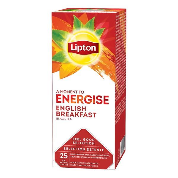 Lipton English Breakfast Tea 6 Boxes, each box has 25 tea bags The