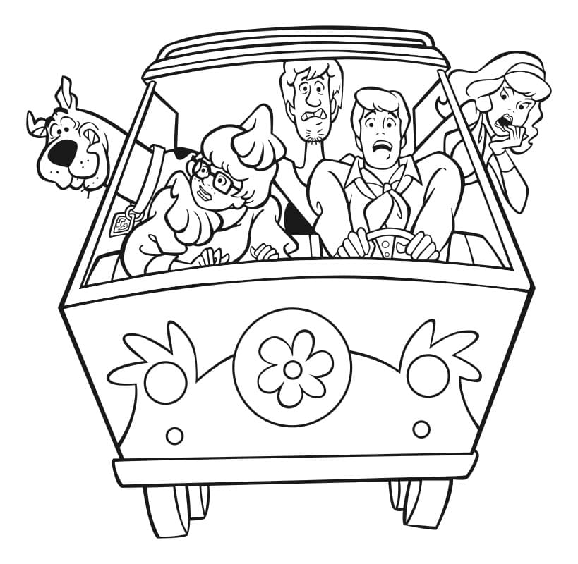 Kids Page Printable Scooby Doo Coloring Pages