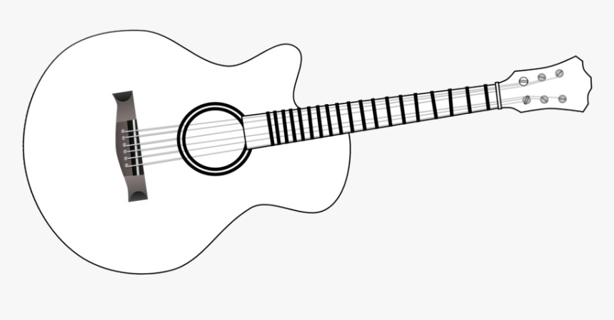 Coloring Pages Guitar Of Black And White Transparent Coloring Pages