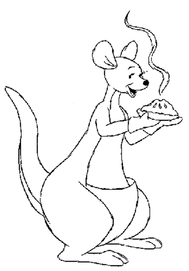 Kanga Winnie The Pooh Coloring Pages
