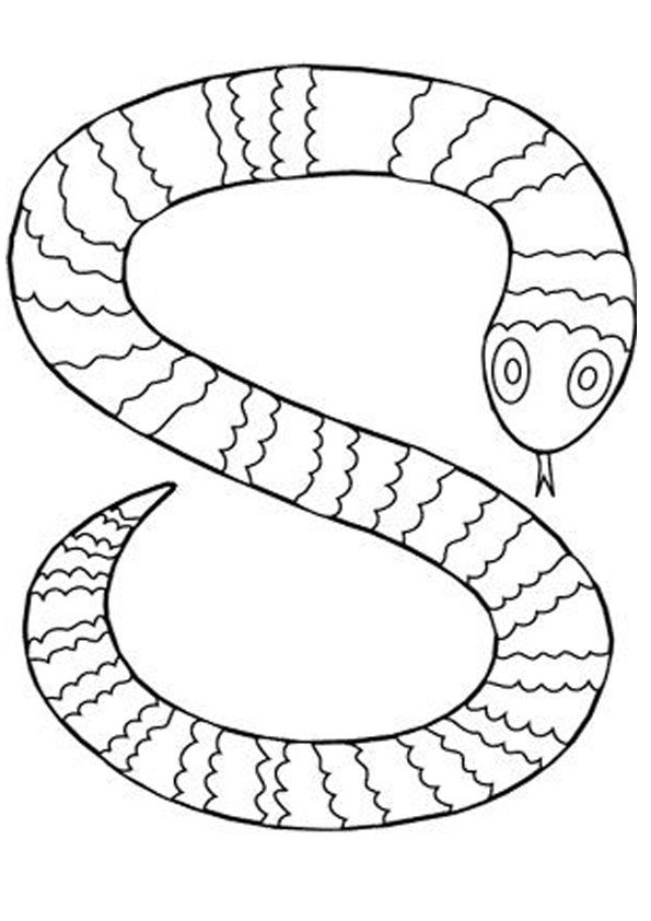 Coloring Pages Snake Coloring Pages For Kids