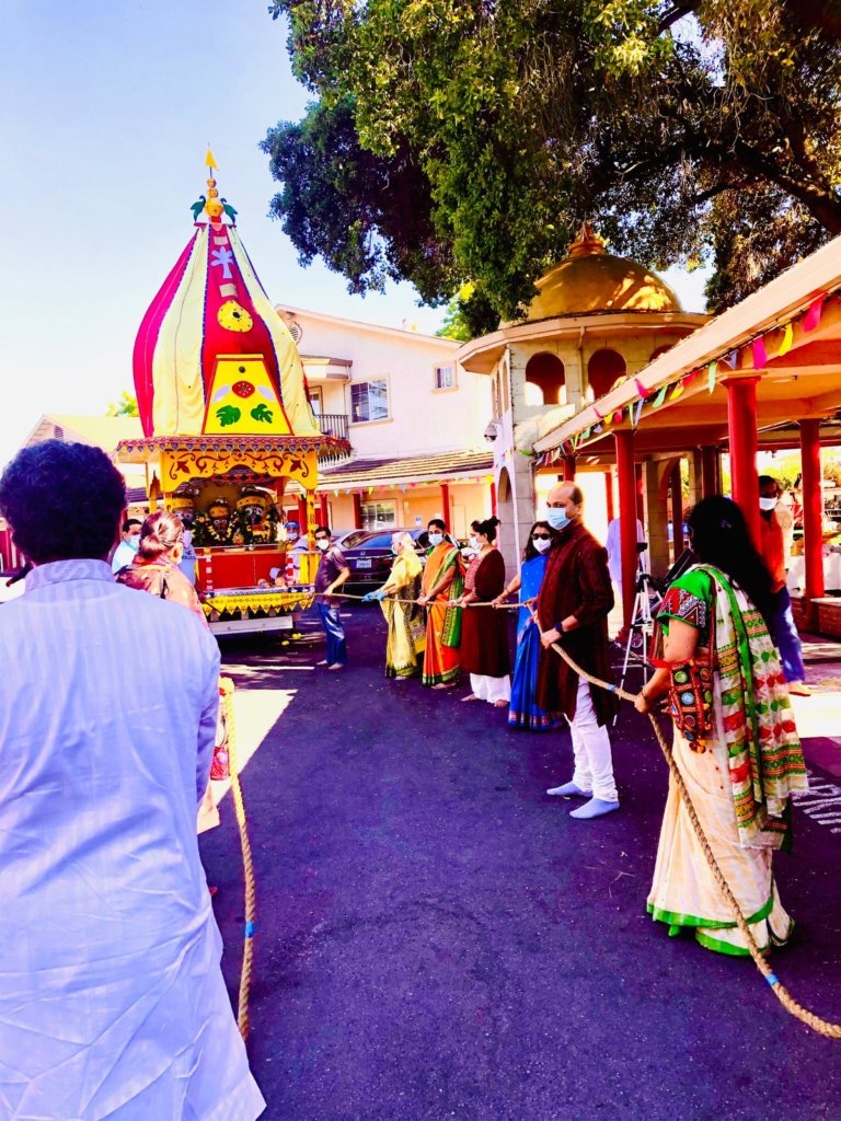 festival of india 2023 fremont ca Ratha and Bahuda Yatra annual rituals performed at Fremont Hindu Temple