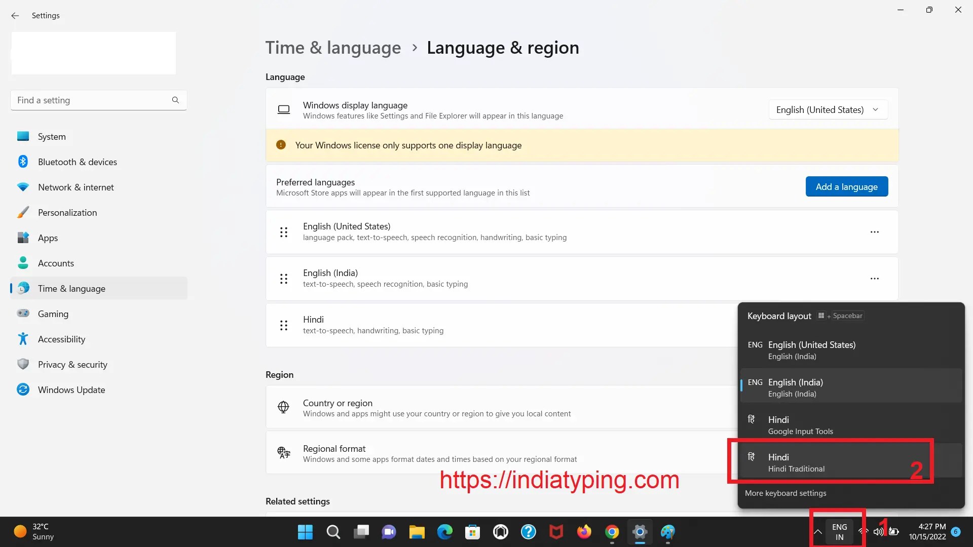 Enabling Hindi Language Support On Windows 11 A Comprehensive Guide