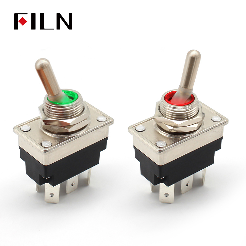 Toggle Switch with Light A Reliable Button Switch for Car and Boat