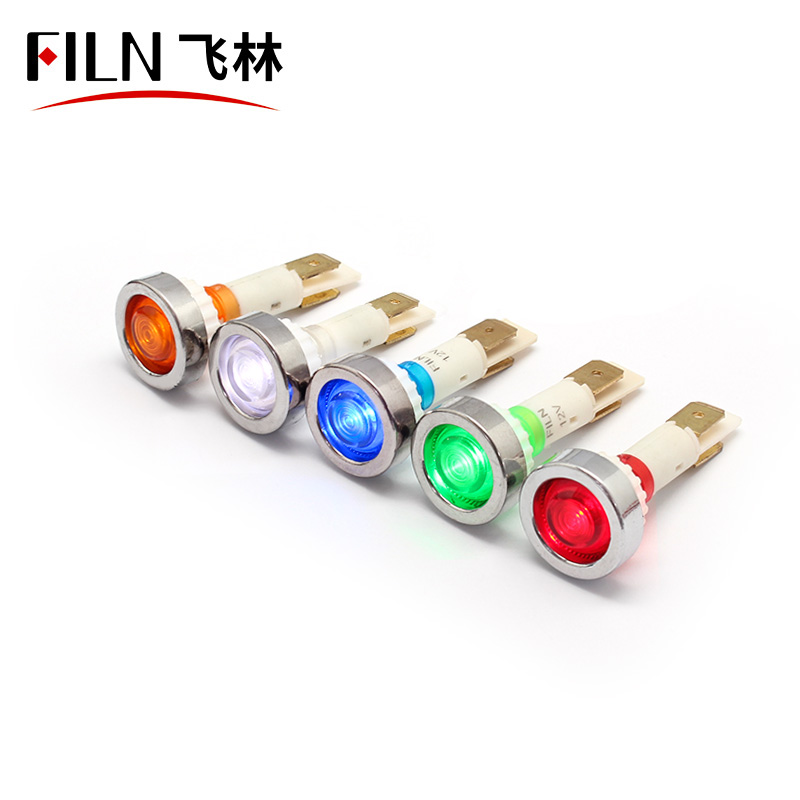 10mm Light with Red Indicator Light Cover indicatorlight