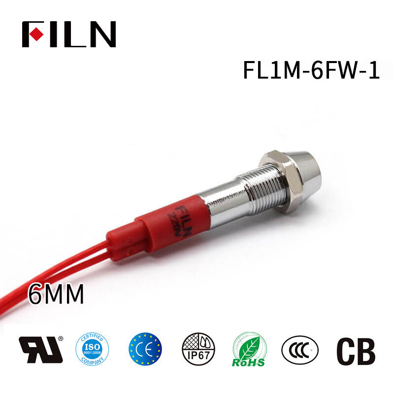 12V Red Mini LED Indicator Lamp Light indicatorlight