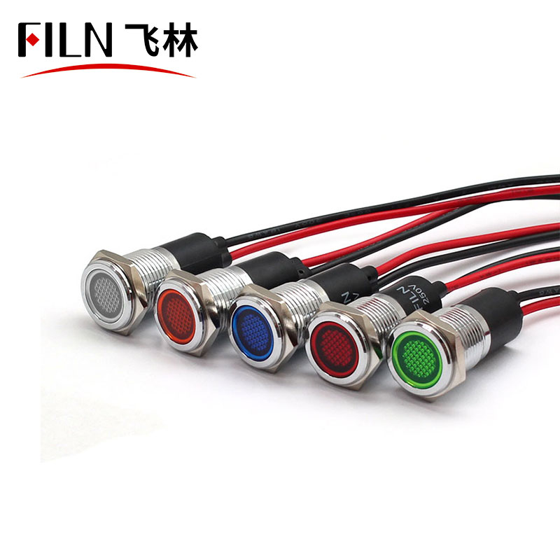 5V FLAT head 14mm Distribution box led indicator light indicatorlight