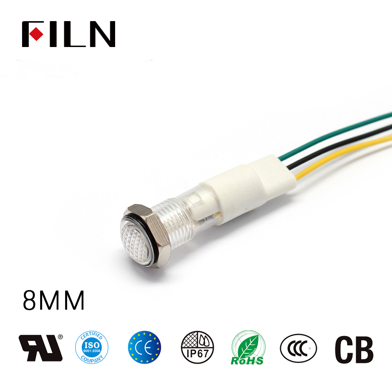 machine status lightNEW Thread Indicator Light 8MM Red and Green